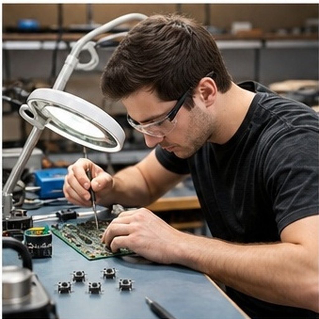 Electronics Project Kit - 100 stuks: een assortiment van tactiele,