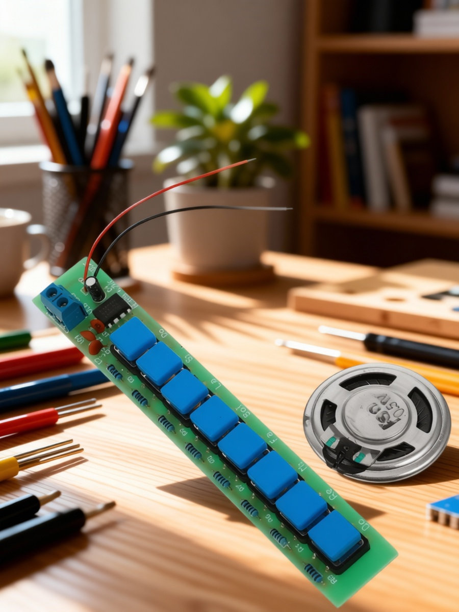 Electronics Project Kit - NE555 Elektronische Piano DIY-set – 8-toetsen