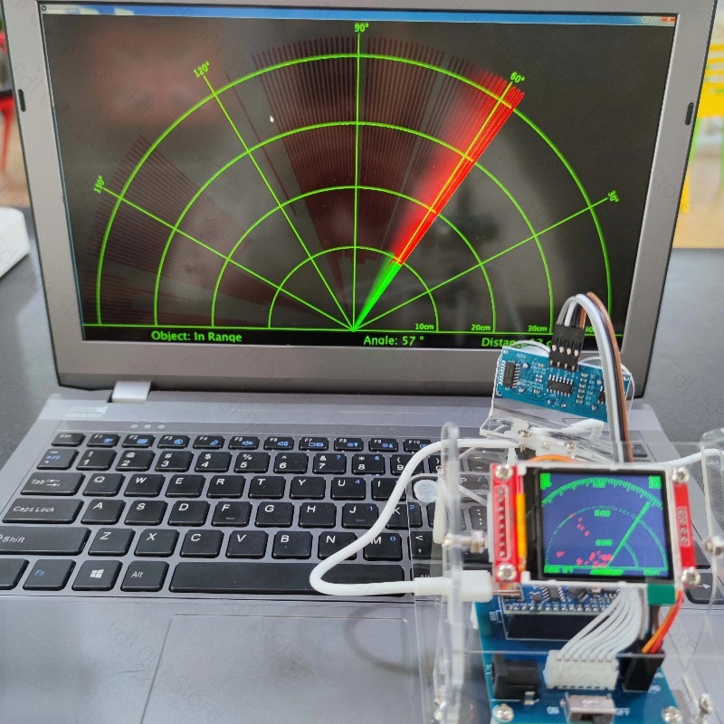 Sensor Kit Arduino - DIY ultrasone radarscankit voor Arduino programmeersensorrobot