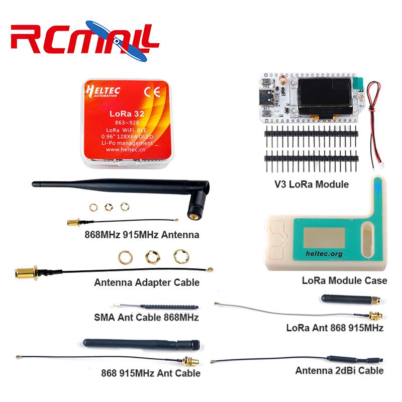 Microcontroller Kit - 868MHz/915MHz LoRa-antennepakket, 5dBi, SMA-stekker, U.FL-kabel, verlengkabel,