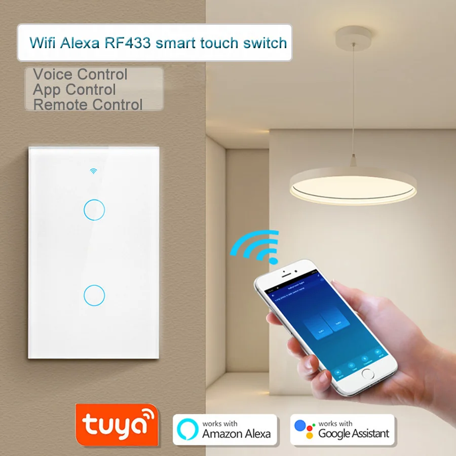 Smart Light Switch Wifi - Tuya WiFi Smart Switch werkt met