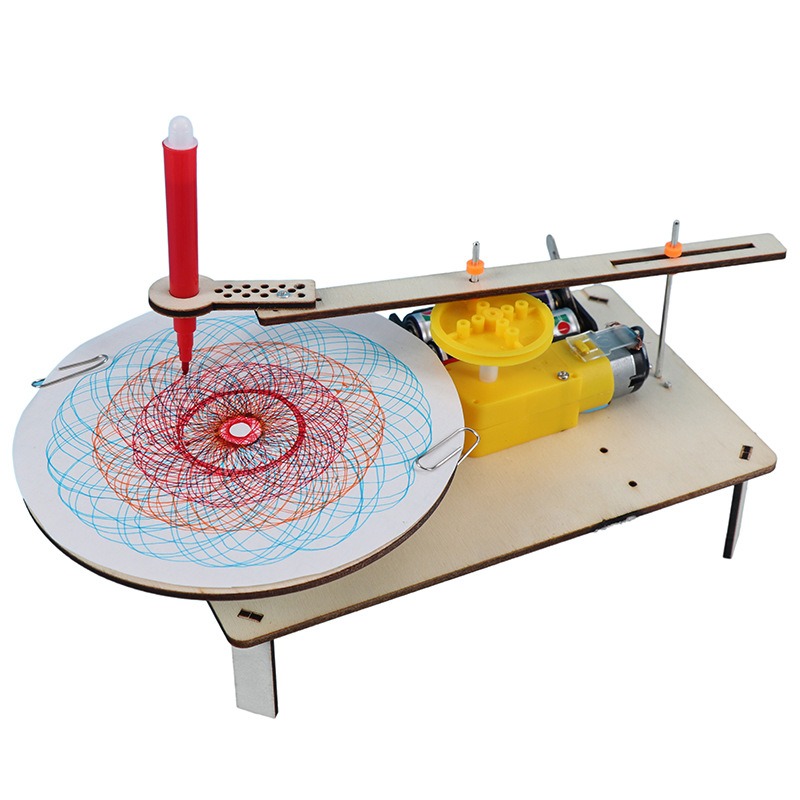 Stem Robotics Kit - 1-3 Stuks DIY Houten Elektrische Plotter