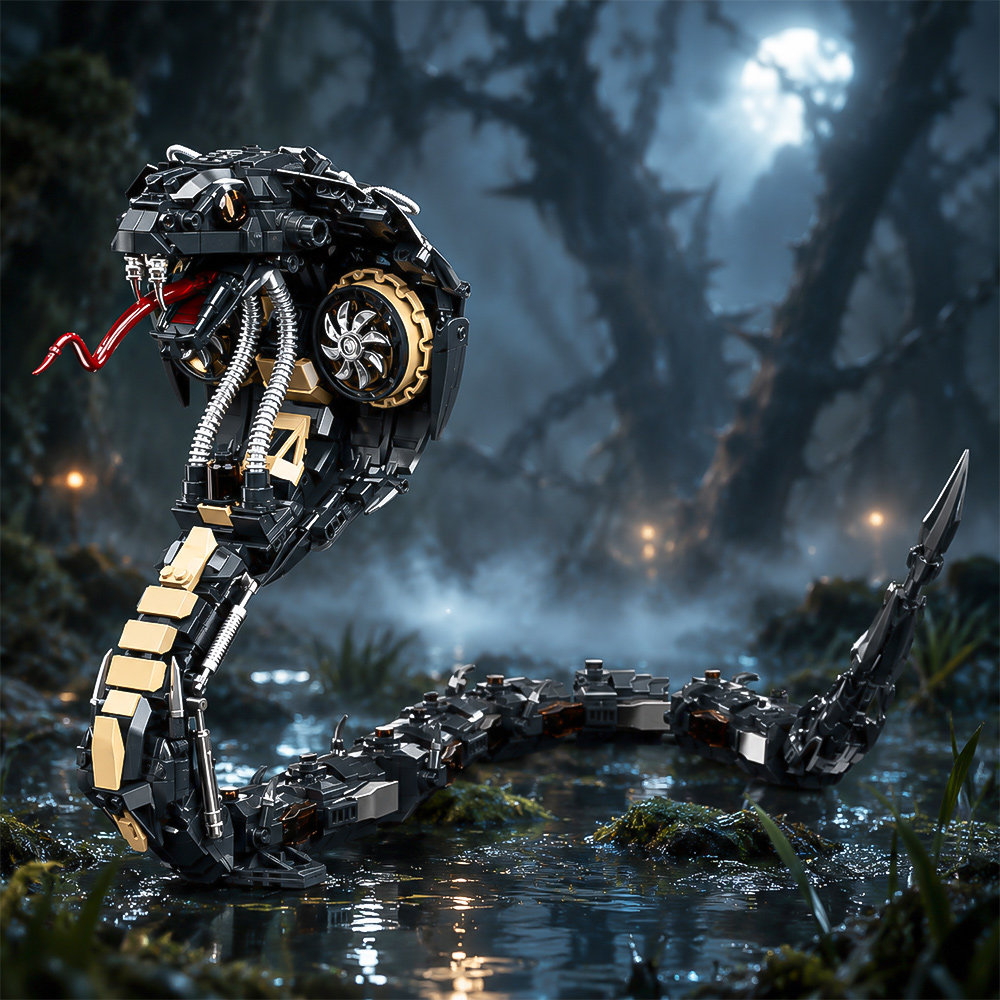 Mechanisch Cobra-model van een - Stem Robotics Kit recensie en prijs