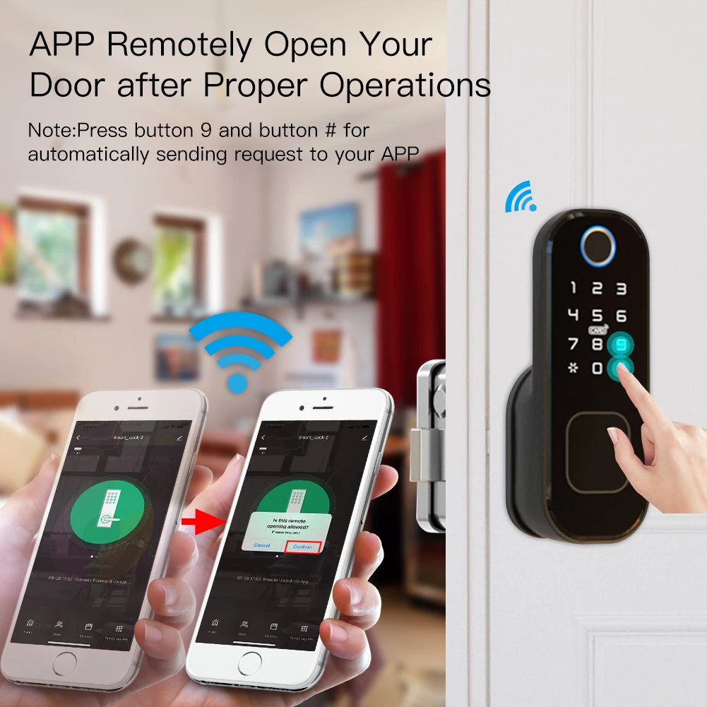 MOES WiFi Tuya Smart Lock Deur - Smart Door Lock Wifi recensie en prijs