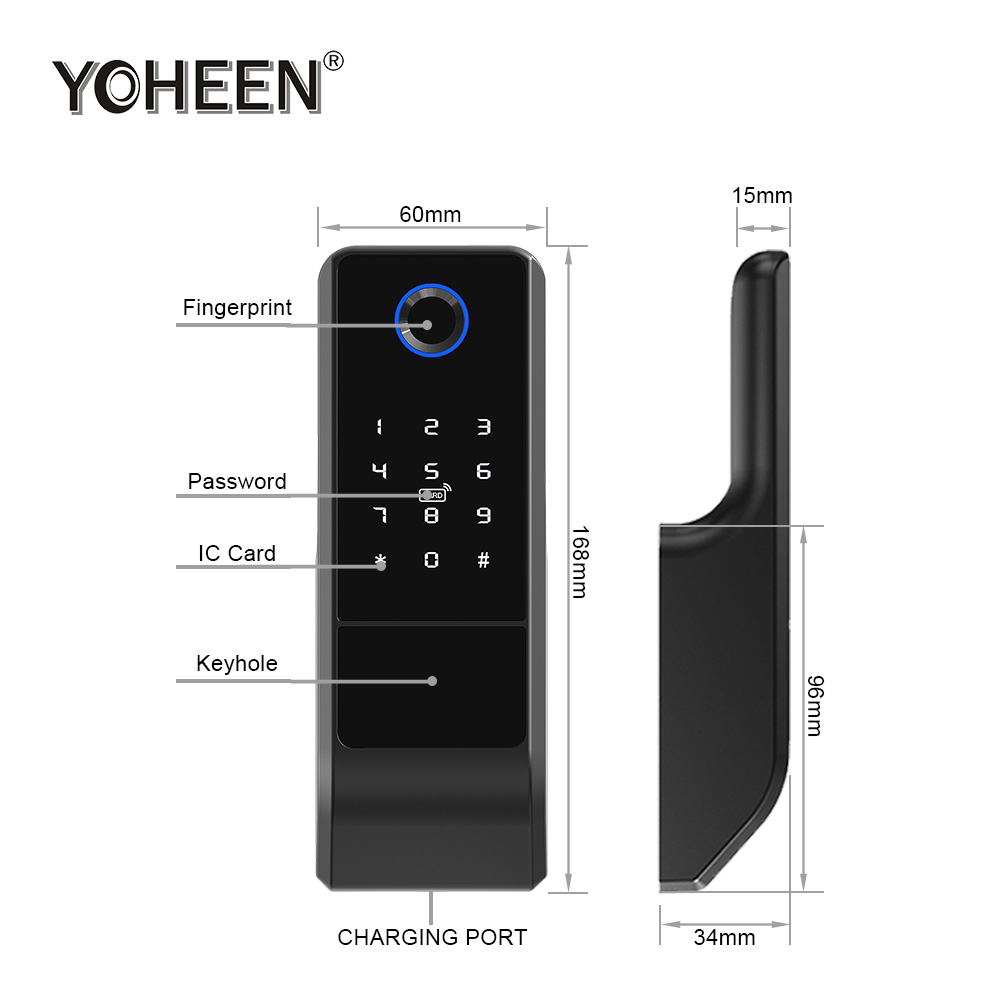 Waterdichte Tuya APP WiFi-slot - Smart Door Lock Wifi recensie en prijs