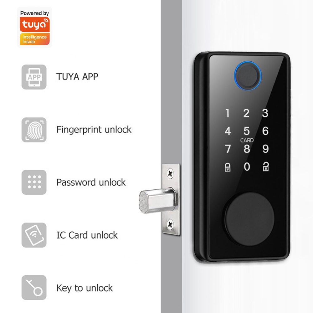 Ondersteunt Tuya-app, afstands - Smart Door Lock Wifi recensie en prijs