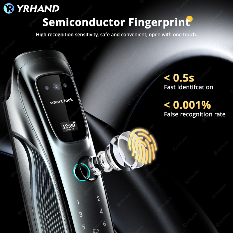 Slimme slot met 3D-gezichtsher - Smart Door Lock Wifi recensie en prijs