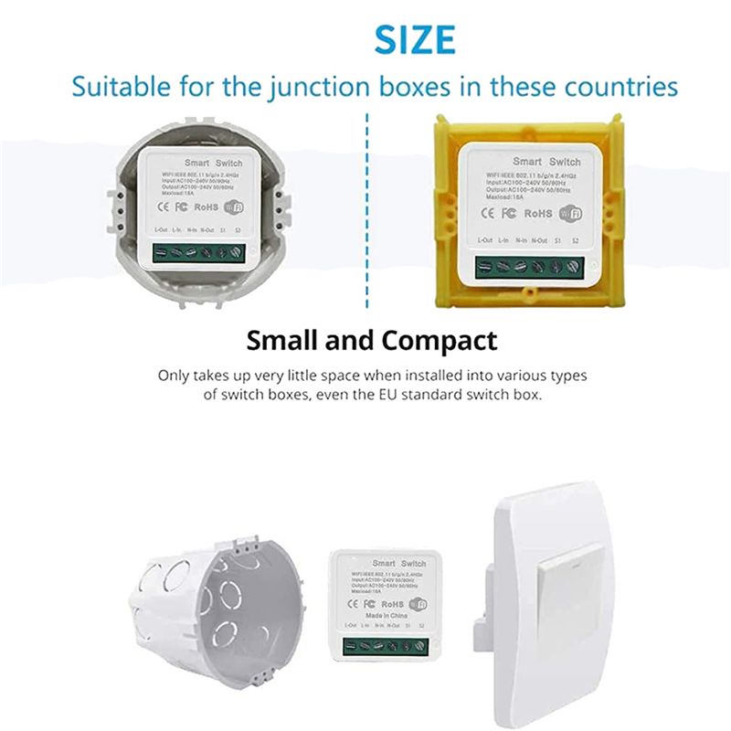 10X Mini Smart Wifi-relais, do - Smart Light Switch Wifi recensie en prijs
